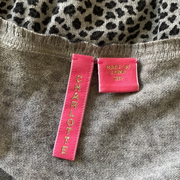 EUC Charlotte • leopard cardigan • xs - Picture 4 of 7